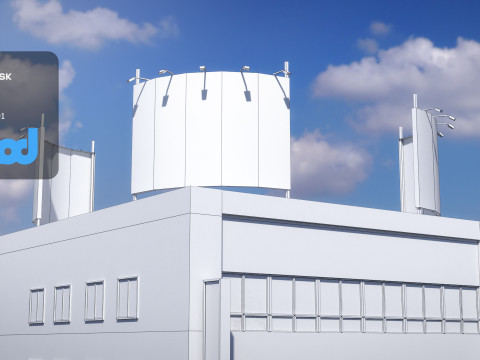 Japanese Building 0020 3D Модель
