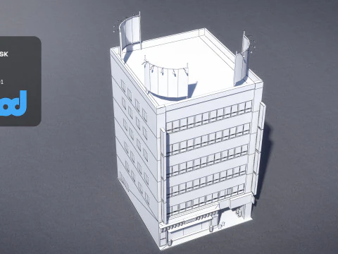 Japanese Building 0020 3D Model