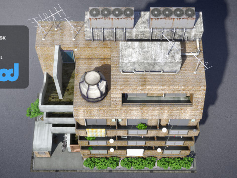 Japanese Apartment 0001 3D Model