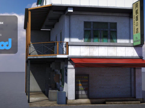 Asian House 0011 3D Model