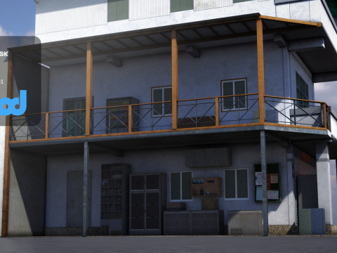 Asian House 0011 3D Модель