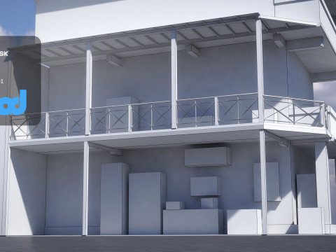 Asian House 0011 3D Модель