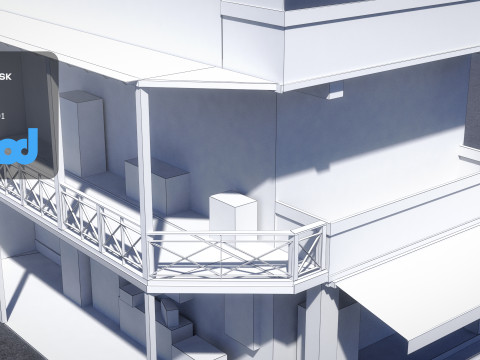Asian House 0011 3D Модель