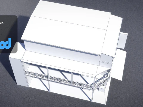 Asian House 0011 3D Model