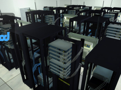 Server Rack Pack Modello 3D