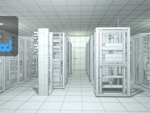 Server Rack Pack Modello 3D
