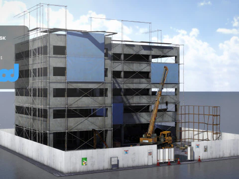 Construction Site 3D Model