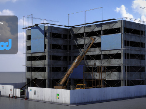 Construction Site 3D Model