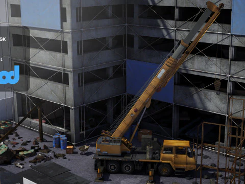 Construction Site 3D Model