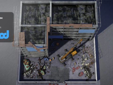 Construction Site 3D Model