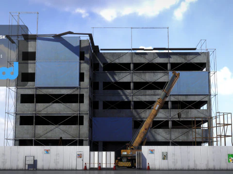 Construction Site 3D Model