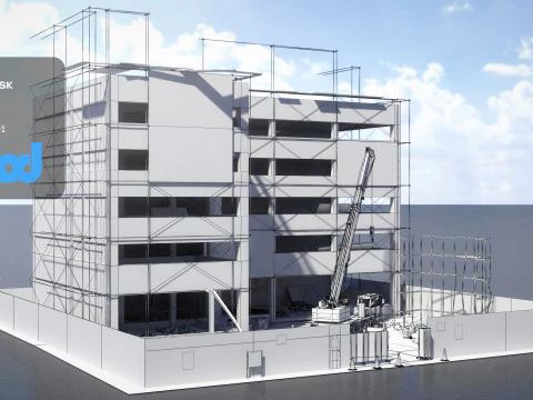 Construction Site 3D Model