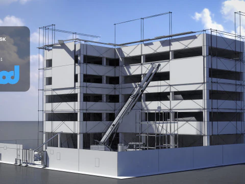Construction Site 3D Model