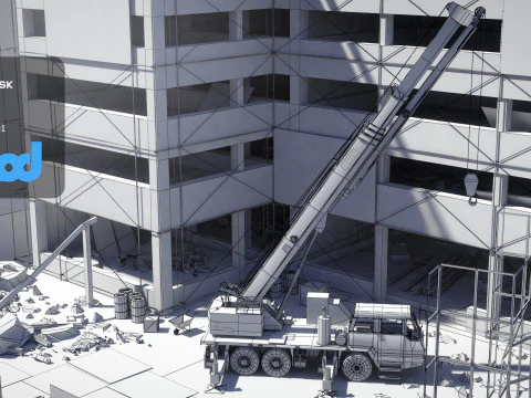 Construction Site 3D Model