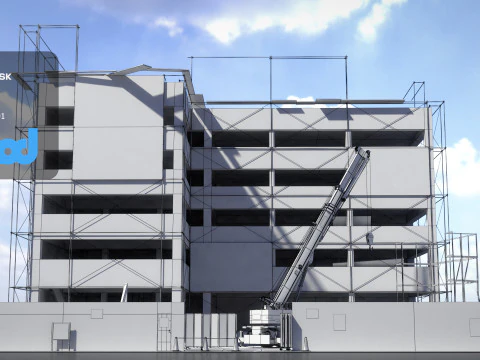 Construction Site 3D Model