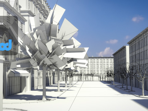 Theater Street 3D Model