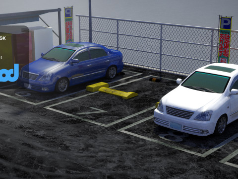 Outdoor Parking 0005 3D मॉडल