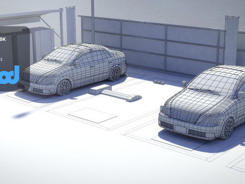 Outdoor Parking 0005 3D मॉडल