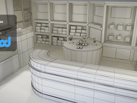 Taiwan Mobile Phone Shop 3D Модель