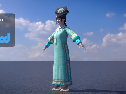 Chinese Palace Maid 3D मॉडल