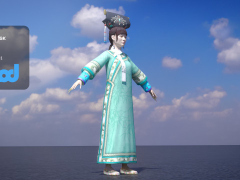 Chinese Palace Maid 3D मॉडल