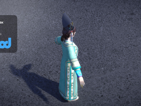 Chinese Palace Maid 3D मॉडल