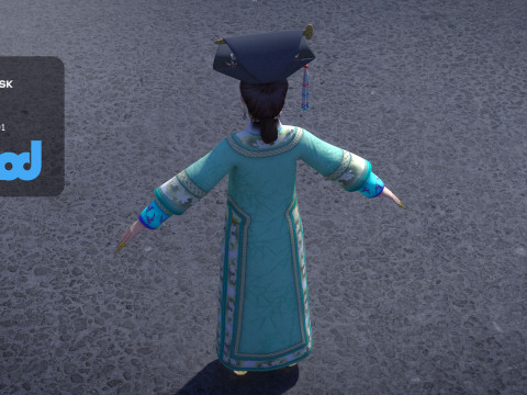 Chinese Palace Maid 3D मॉडल
