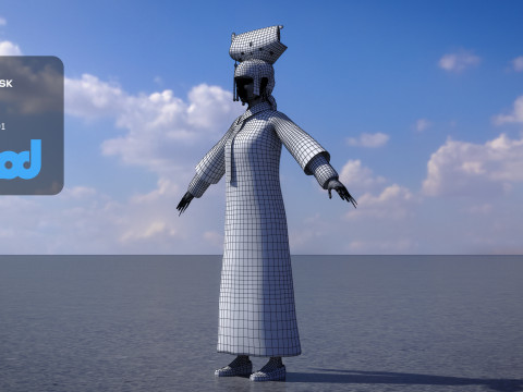 Chinese Palace Maid 3D मॉडल