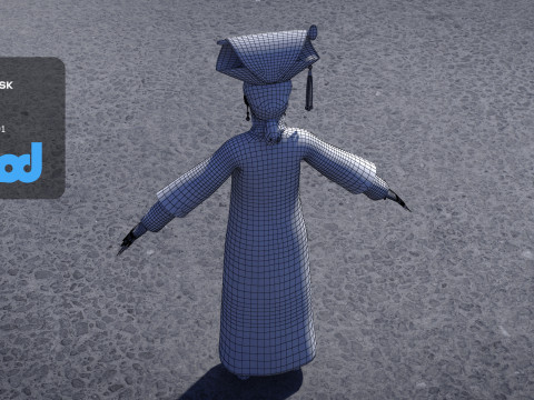 Chinese Palace Maid 3D मॉडल
