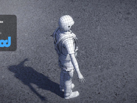 Police Officer 0083 3D Model
