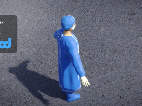 Surgery Doctor 0001 3D Model