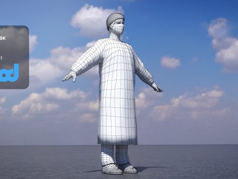 Surgery Doctor 0001 Modelo 3D
