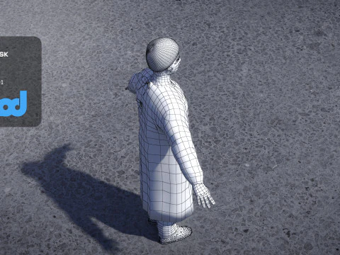 Surgery Doctor 0001 3D Model