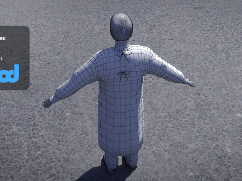 Surgery Doctor 0001 Modelo 3D