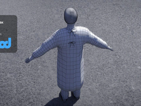 Surgery Doctor 0001 3D Model