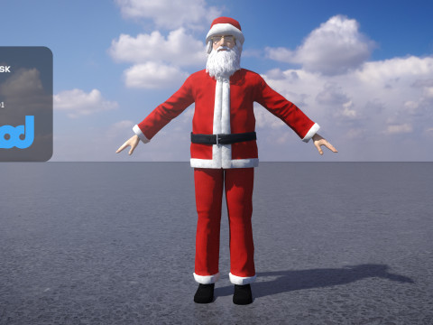 Santa Claus 3D Модель