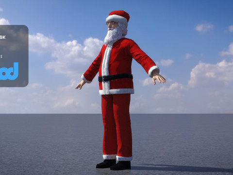Santa Claus 3Dモデル