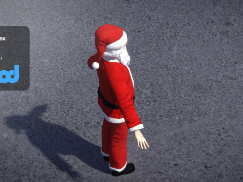 Santa Claus 3Dモデル