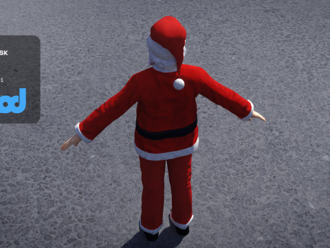 Santa Claus 3Dモデル
