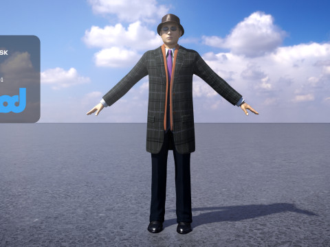 Boryokudan 0001 3D Model