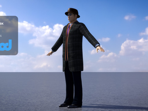 Boryokudan 0001 3D Model