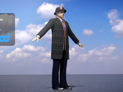 Boryokudan 0001 3D Model