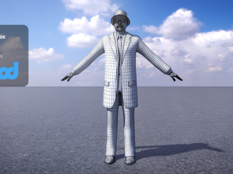 Boryokudan 0001 3D Model