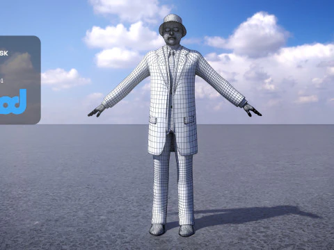 Boryokudan 0001 3D Model