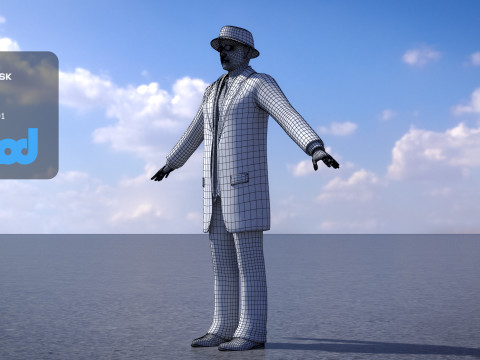 Boryokudan 0001 3D Model