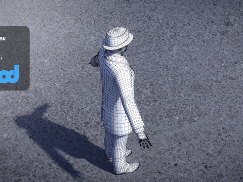Boryokudan 0001 3D Model