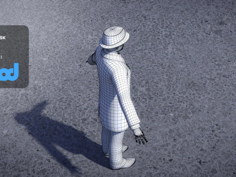 Boryokudan 0001 3D Model