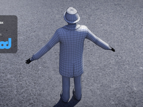 Boryokudan 0001 3D Model