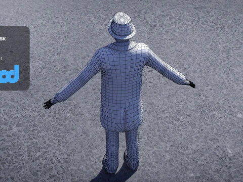 Boryokudan 0001 3D Model