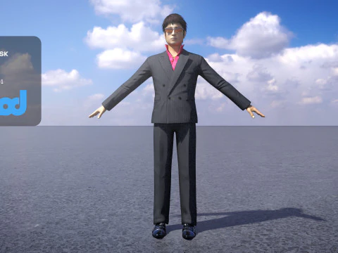 Boryokudan 0002 3D Model